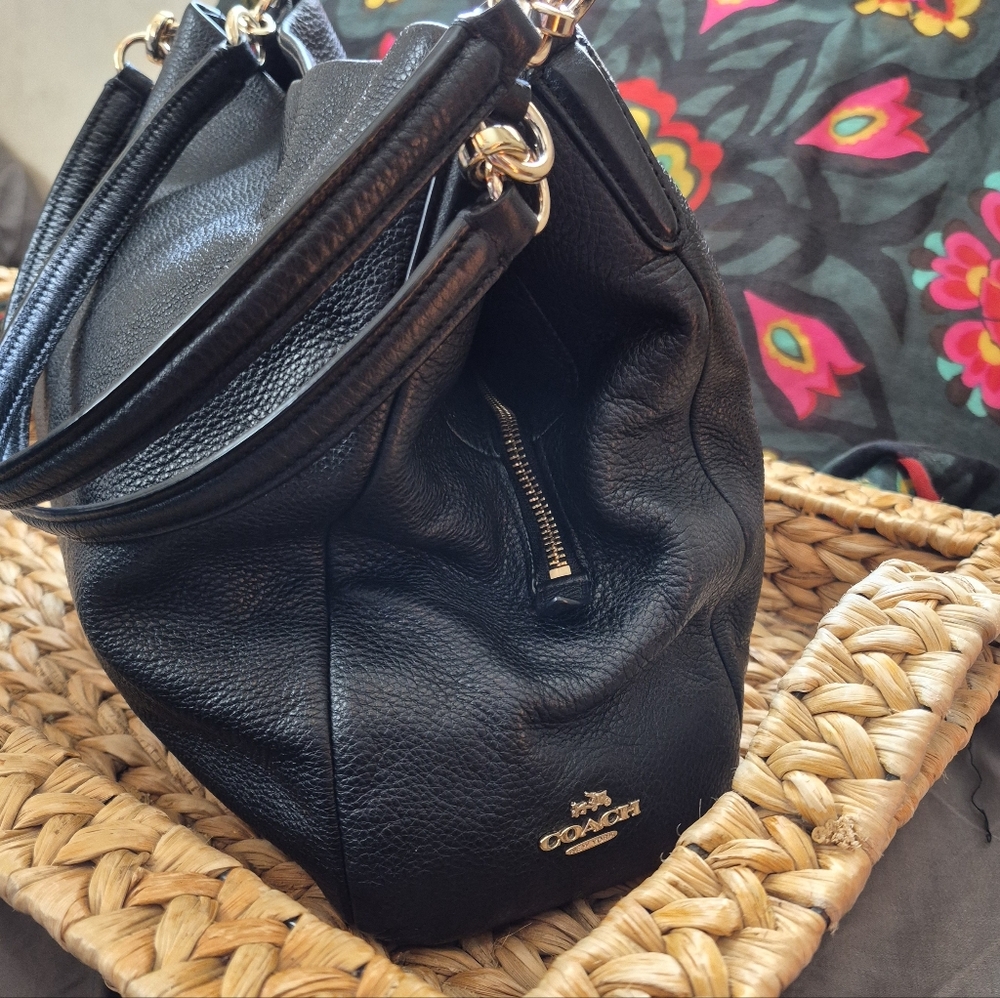 Coach Madison Sm. Phoebe Pebbled Leather 3-Compart. Shoulder Bag EUC, No Hangtag - Picture 2 of 14